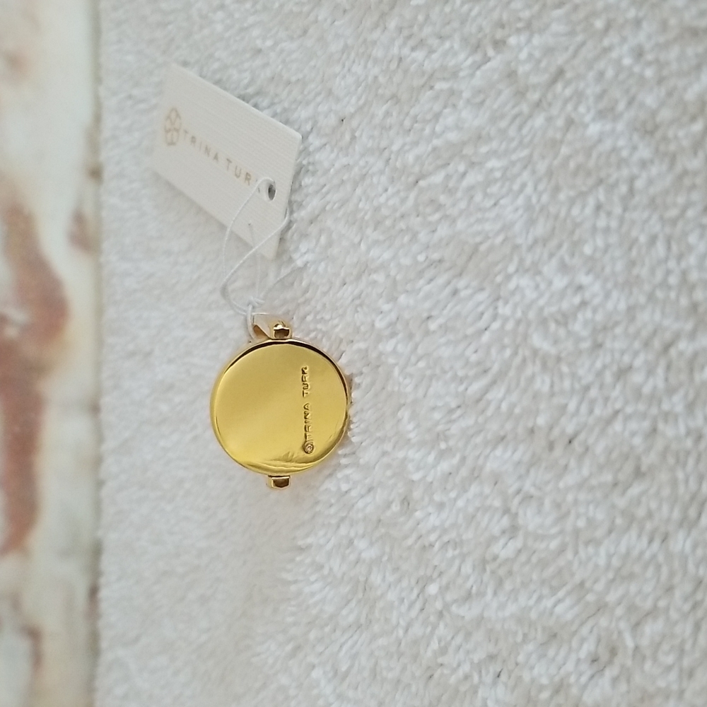 New Trina Turk Round Disk Ring
